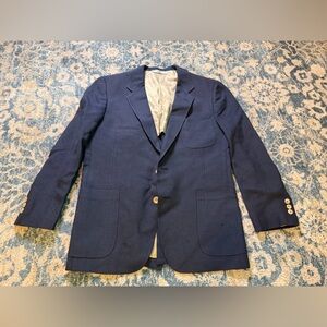 Dior Sport Navy Blazer with Gold Lining Menswear